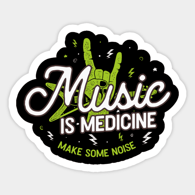 Music Is Medicine Sticker by AME_Studios